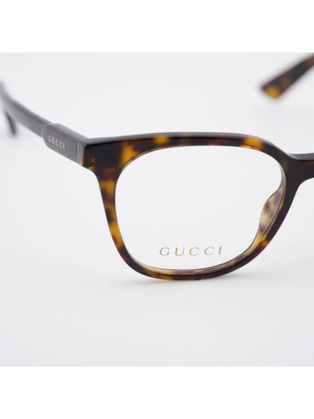 Gucci GG1821O 002 Eyeglasses Havana 51mm Square Frame